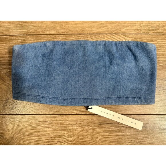 Susana Monaco stretch denim micro tube NWT XS - Picture 7 of 8